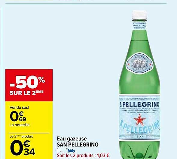 eau gazeuse san pellegrino
