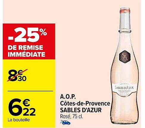 a.o.p. côtes-de-provence sables d'azur