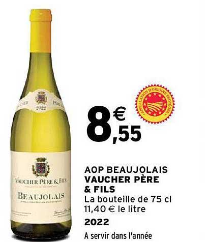 aop beaujolais vaucher père & fils 2022