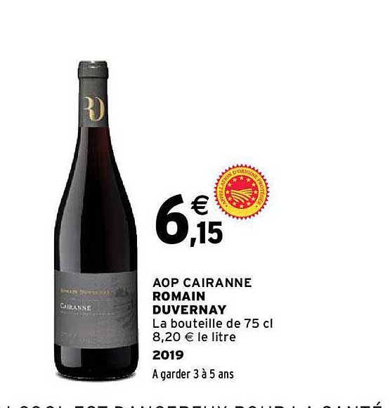 aop cairanne romain duvernay 2019