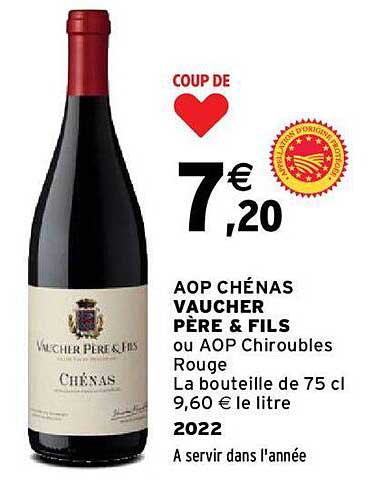 aop chénas vaucher père & fils 2022