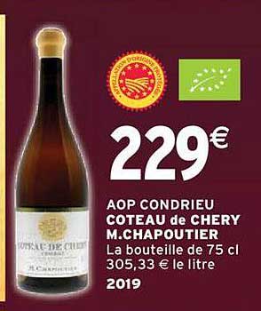 aop condrieu côteau de chery m.chapoutier 2019