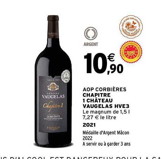 aop corbières chapitre 1 château vaugelas hve3 2021