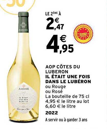 aop côtes du luberon il était une fois dans le lubéron 2022