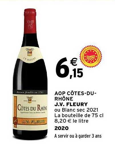 aop côtes-du-rhône j.v. fleury 2020