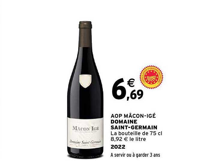 aop mâcon-igé domaine saint-germain 2022