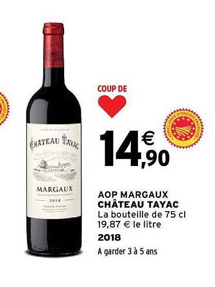 aop margaux château tayac 2018
