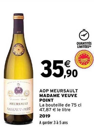 aop meursault madame veuve point 2019