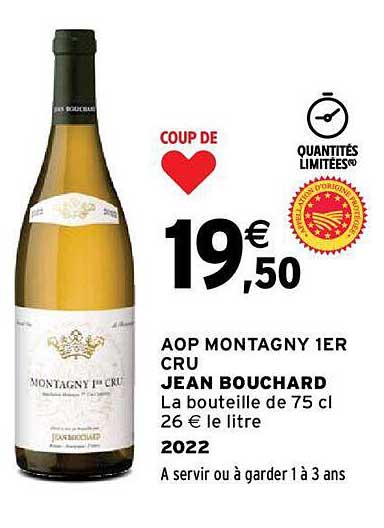 aop montagny 1er cru jean bouchard 2022
