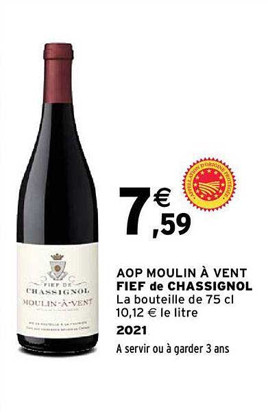 aop moulin à vent fief de chassignol 2021