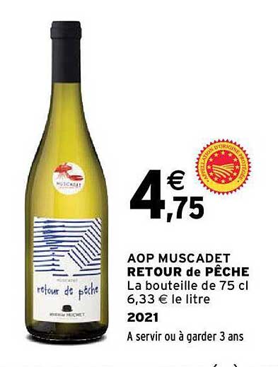 aop muscadet retour de pêche 2021