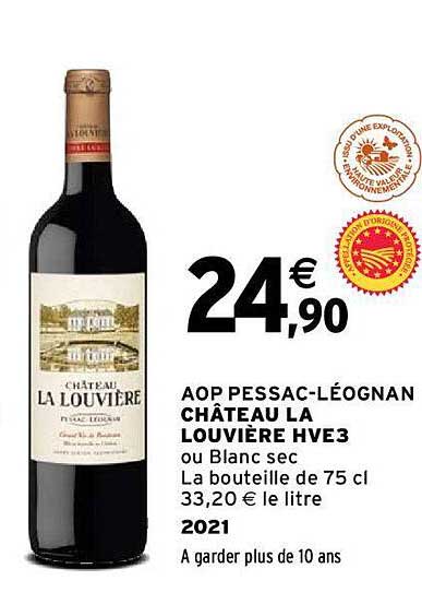 aop pessac-léognan château la louvière hve3 2021