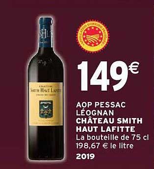 aop pessac léognan château smith haut lafitte 2019