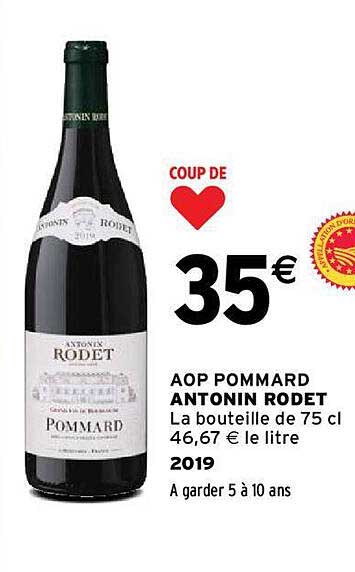 aop pommard antonin rodet 2019