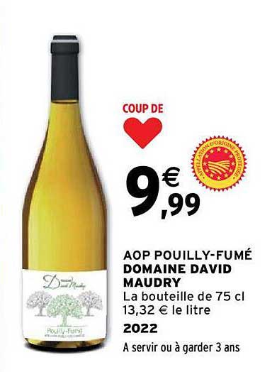 aop pouilly-fumé domaine david maudry 2022
