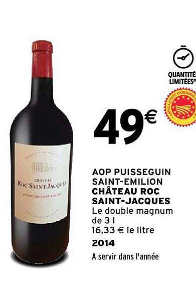 aop puisseguin saint-émilion château roc saint-jacques 2014