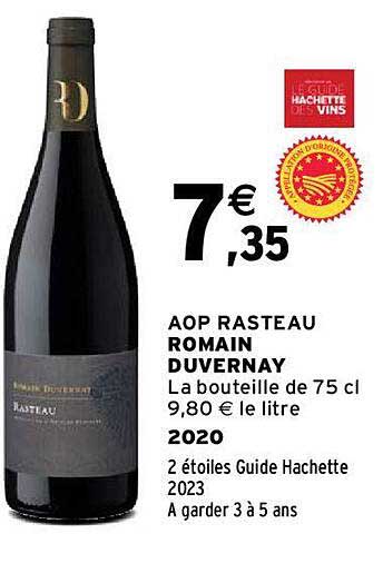 aop rasteau romain duvernay 2020