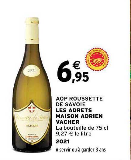 aop roussette de savoie les adrets maison adrien vacher 2021
