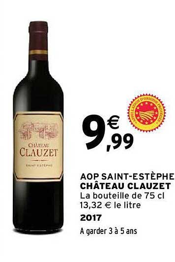 aop saint-estèphe château clauzet 2017
