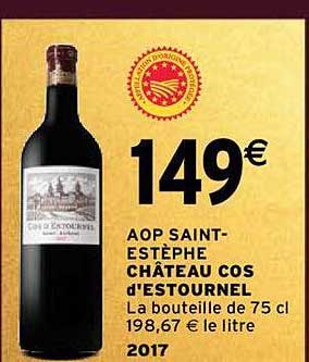 aop saint-estèphe château cos d'estournel 2017