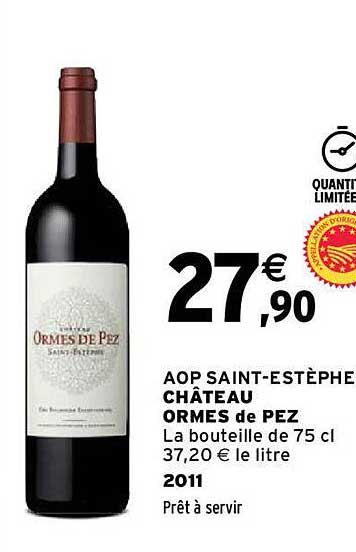 aop saint-estèphe château ormes de pez 2011