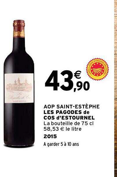 aop saint-estèphe les pagodes de cos d'estournel 2015