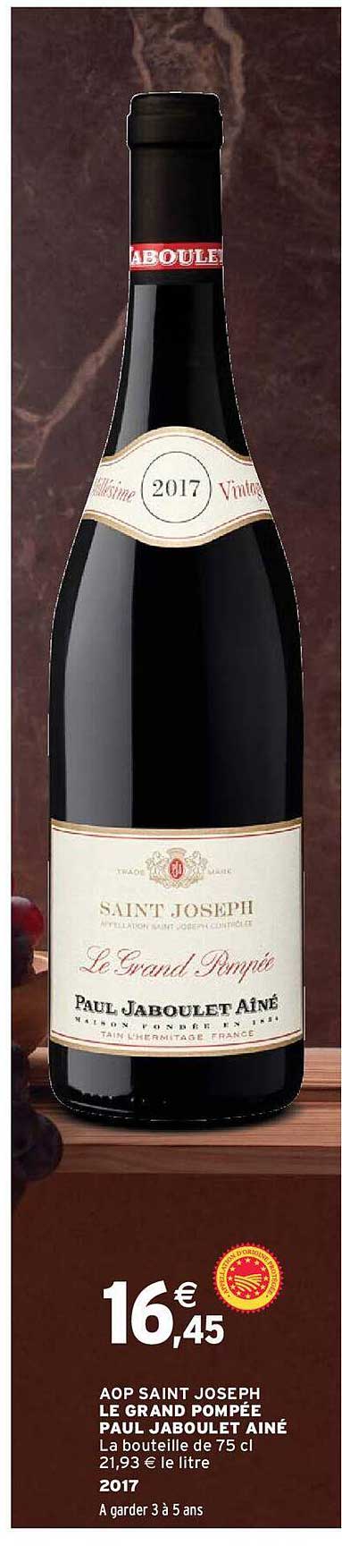 aop saint joseph le grand pompée paul jaboulet ainé 2017