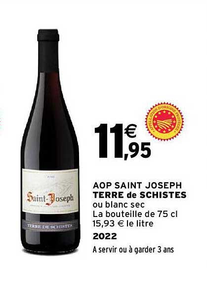 aop saint joseph terre de schistes 2022