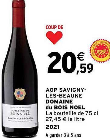 aop savigny-lès-beaune domaine du bois noël 2021