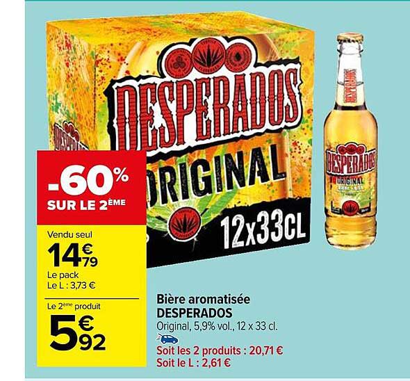 Bière Aromatisée Desperados