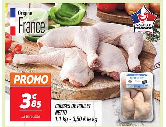 Cuisses De Poulet Netto