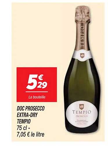 doc prosecco extra-dry tempio