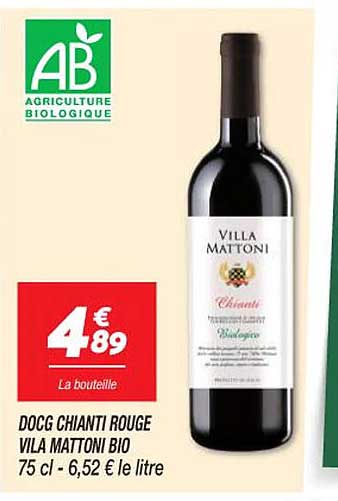 docg chianti rouge vila mattoni bio