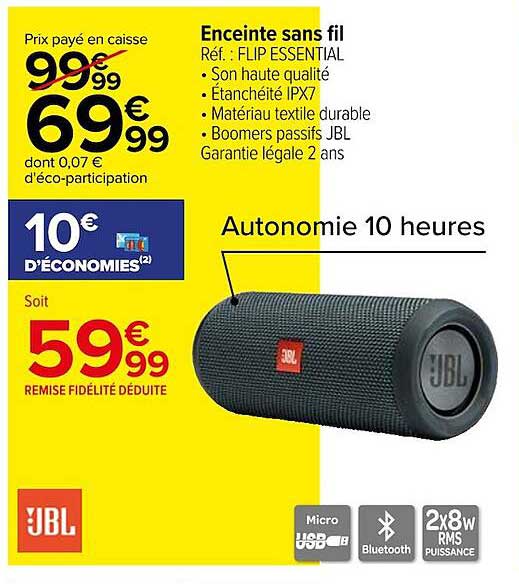 Enceinte Sans Fil Jbl