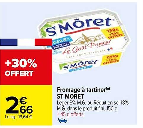 fromage à tartiner st môret