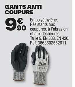 gants anti coupure