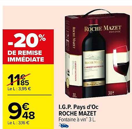 i.g.p. pays d'oc roche mazet