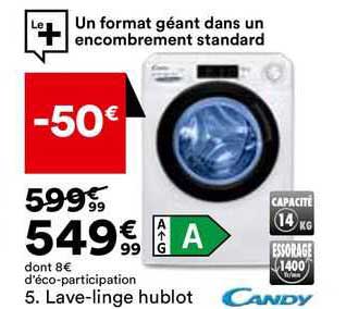 lave-linge hublot candy