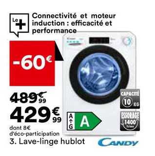 lave-linge hublot candy