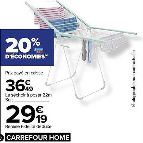 Le Séchoir à Poser 22 M Carrefour Home
