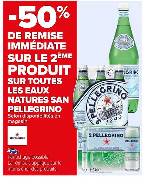 les eaux natures sans pellegrino