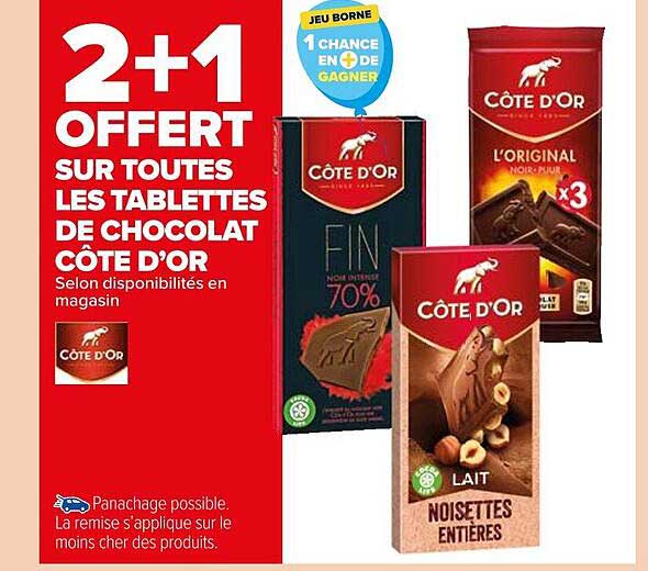 Les Tablettes De Chocolat Côte D'or