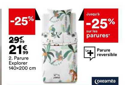 parure explorer 140 x 200 cm dreaméa