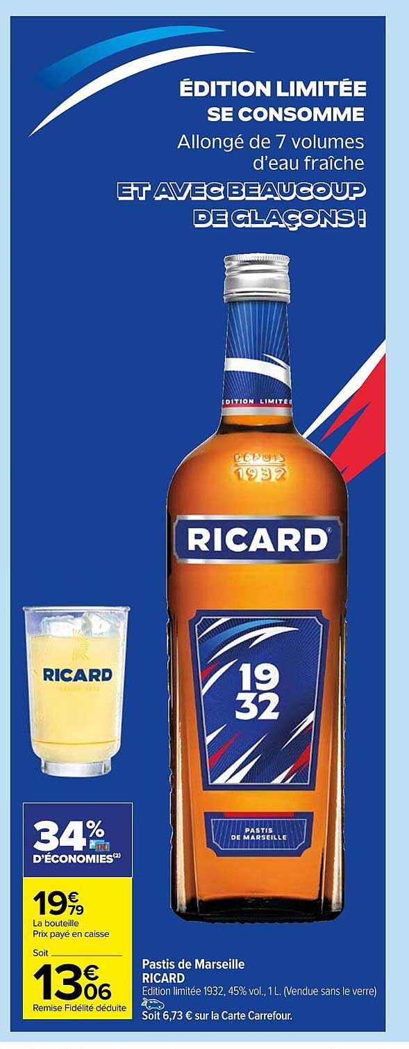 Pastis De Marseille Ricard
