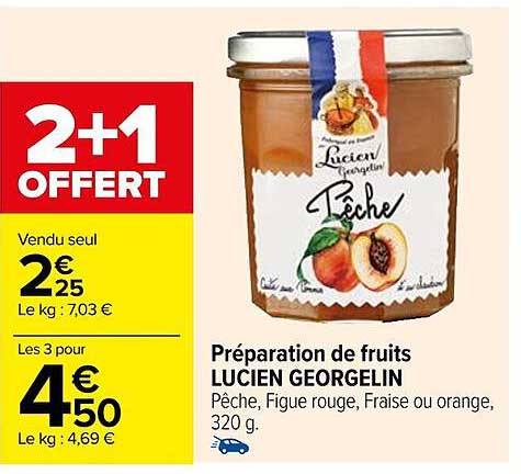 préparation de fruits lucien georgelin