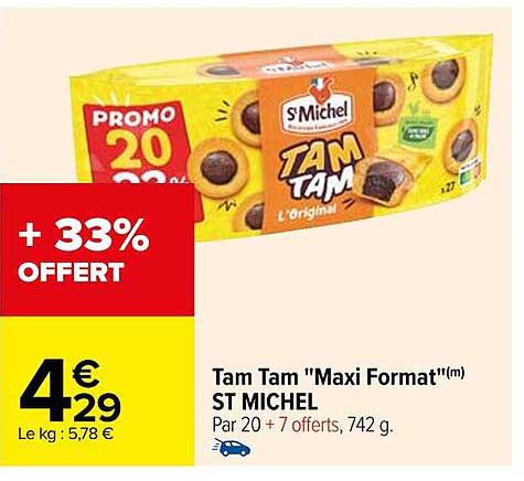 tam tam "maxi format" st michel