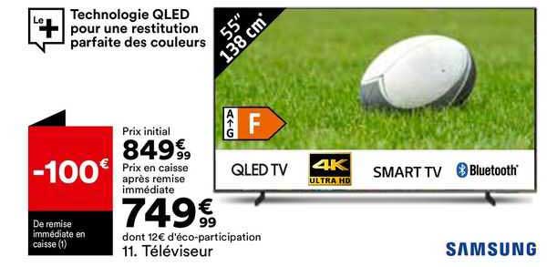 Téléviseur 55" 138 Cm Samsung