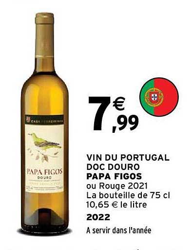 vin du portugal doc douro papa figos 2022