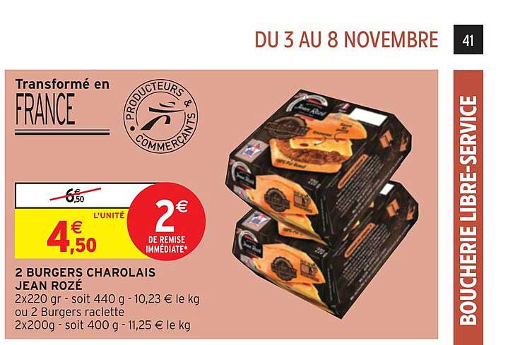 2 burgers charolais jean rozé