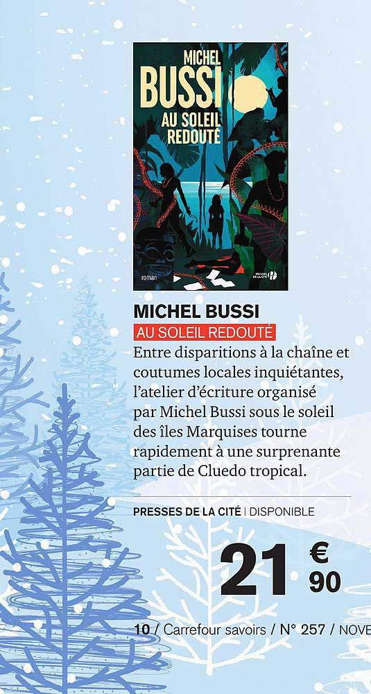 au soleil redoute michel bussi